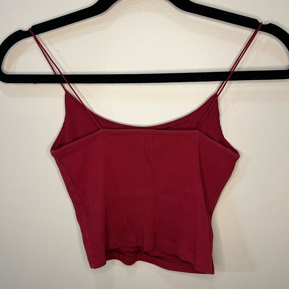 Garage Red Ribbed Tank - Picture 3 of 4